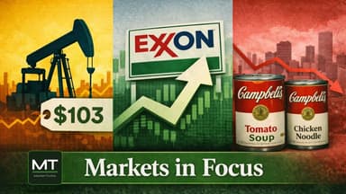 Oil at $103, Exxon at All-Time High, Campbell's Losing Ground: What the Markets Are Really Saying